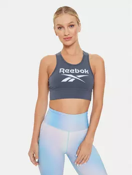 Облегающий топ Reebok, серый