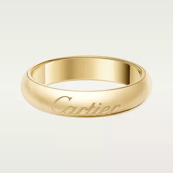 Обручальное кольцо Cartier Alliance C de Cartier, ширина 4 мм, желтое золото