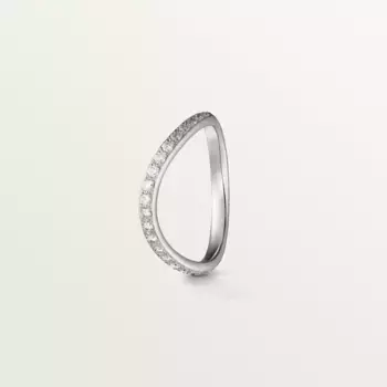 Обручальное кольцо Cartier Trinity Ruban, платина
