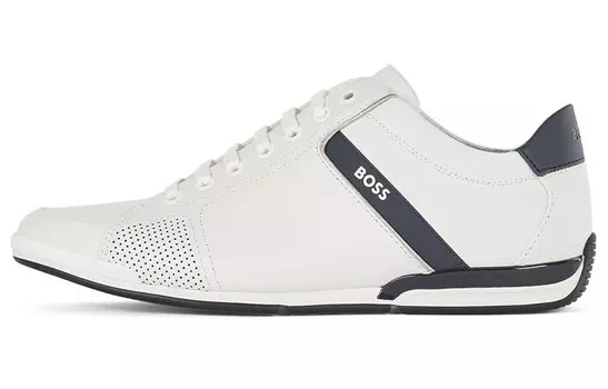 Обувь для образа жизни Мужская низкая белая Hugo Boss