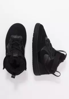 Обувь для первых шагов Court Borough Mid Winterized Nike, цвет black/white