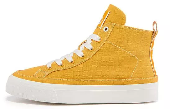 Кроссовки Kappa Skateboard Shoes Unisex High-Top Yellow White