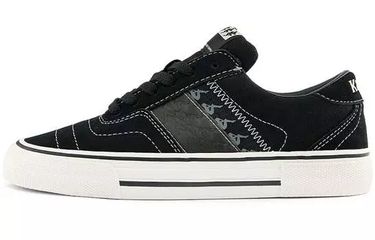 Кроссовки Kappa Skateboard Shoes Unisex Low-Top Heron Feather White/Black-990