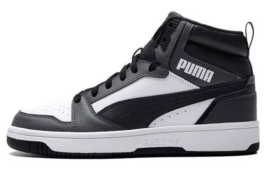 Обувь для скейтбординга Puma Rebound v6 унисекс, Puma White - Black - Misty Gray