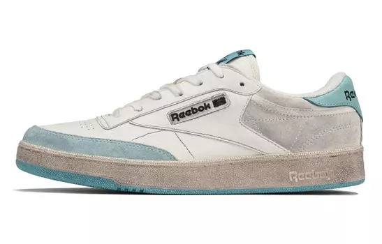 Обувь для скейтбординга Reebok Club C унисекс, White/Blue