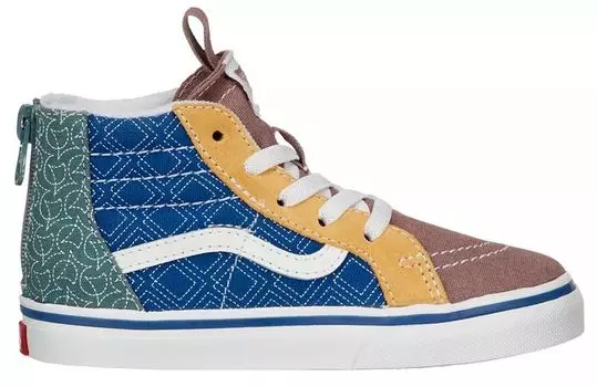 Обувь Vans для малышей Sk8-Hi на молнии, мультиколор