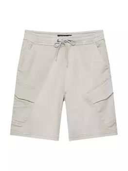 Обычные брюки-карго Pull&Bear, бежевый