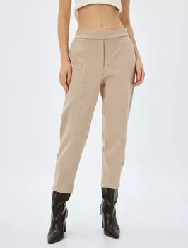 Обычные брюки Koton, цвет mottled beige