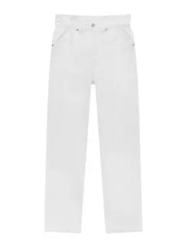 Обычные брюки Pull&Bear, белый