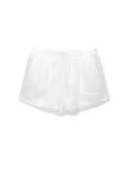 Обычные брюки Pull&Bear, белый