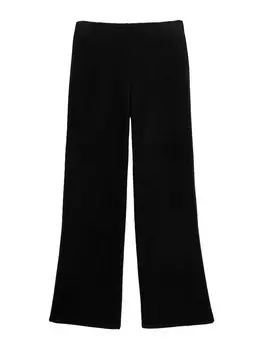 Обычные брюки Pull&Bear, черный