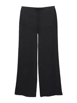 Обычные брюки Pull&Bear, черный