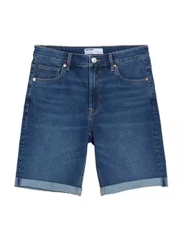 Обычные джинсы Bershka, темно-синий