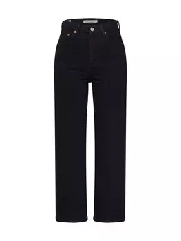 Обычные джинсы LEVIS RIBCAGE STRAIGHT ANKLE BLACKS, черный