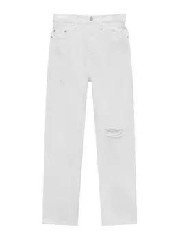 Обычные джинсы Pull&Bear, белый