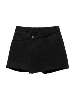 Обычные джинсы Pull&Bear, черный деним