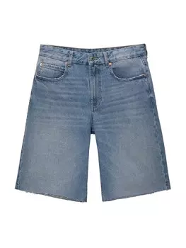 Обычные джинсы Pull&Bear, синий деним