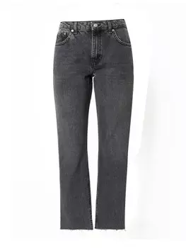 Обычные джинсы TOPSHOP, черный деним