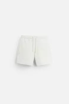 Обычные плавки из сирсакера ZARA, экрю