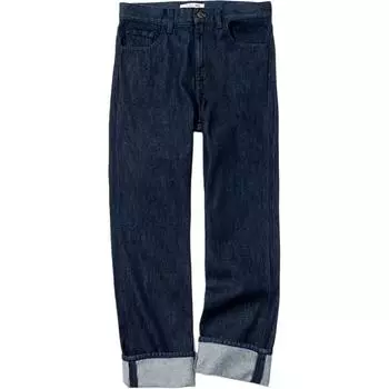 Обычные прямые джинсы Uniqlo, синий