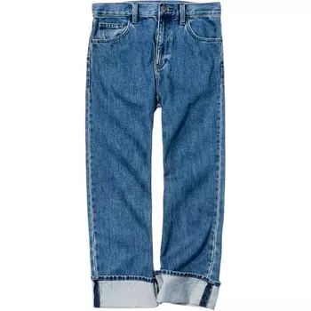 Обычные прямые джинсы Uniqlo, синий
