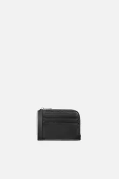 Обычный кошелек для визиток ZARA, черный