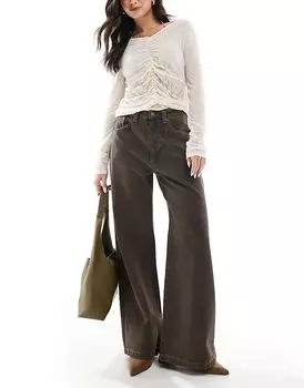 Очень мешковатые джинсы коричневого цвета Cotton:On