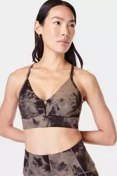 Очень мягкий бюстгальтер с бретелями сзади Sweaty Betty, коричневый