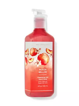 Очищающее гелевое мыло для рук Peach Bellini, 8 fl oz / 236 mL, Bath and Body Works