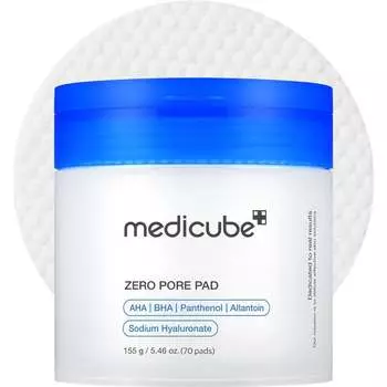 Очищающие диски Medicube Zero Pore Pads 2.0 BHA AHA 70 шт.