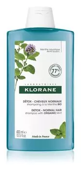 Очищающий детокс-шампунь для нормальных волос Klorane Mta Vodn BIO