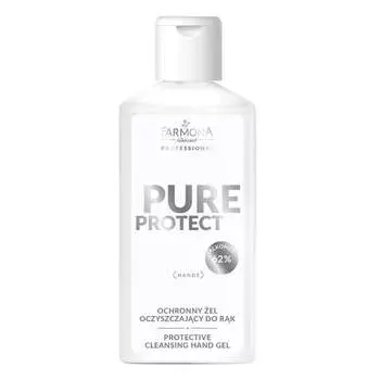 Очищающий защитный гель для рук 100мл. Farmona PURE PROTECT