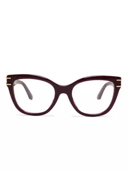 Очки Dolce & Gabbana Eyewear «кошачий глаз», красный