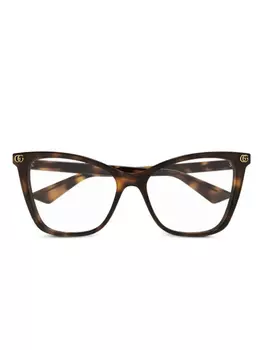 Очки Gucci Eyewear Double G, коричневый
