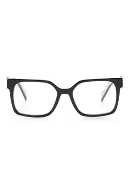 Очки Prada Eyewear в квадратной оправе, черный