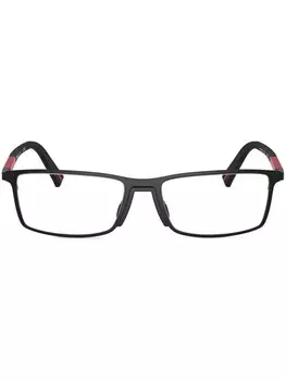 Очки PS 53QV в прямоугольной оправе Prada Linea Rossa, черный