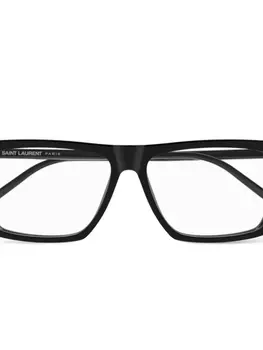 Очки Saint Laurent Eyewear в прямоугольной оправе, черный