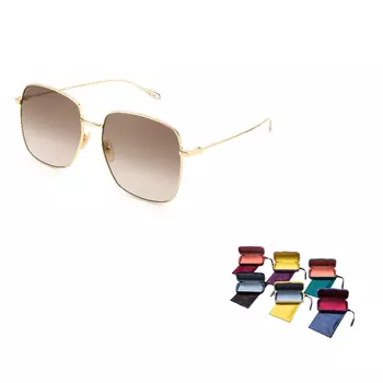 Очки солнцезащитные Gucci Unisex с чехлом, золотой