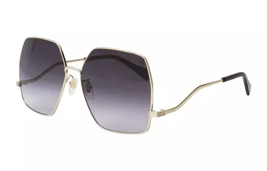 Очки солнцезащитные Gucci Unisex с тонкой оправой, золотой