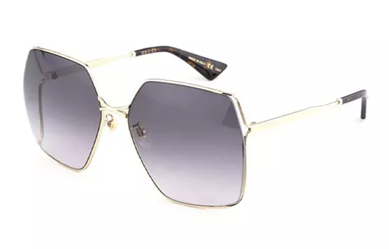 Очки солнцезащитные Gucci Unisex, синий / золотой