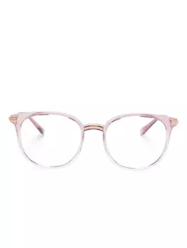 Очки в круглой оправе Dolce & Gabbana Eyewear, розовый