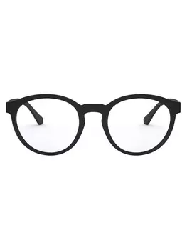 Очки в круглой оправе Emporio Armani, черный