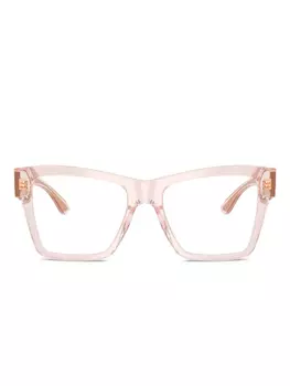 Очки в квадратной оправе Dolce & Gabbana Eyewear, розовый