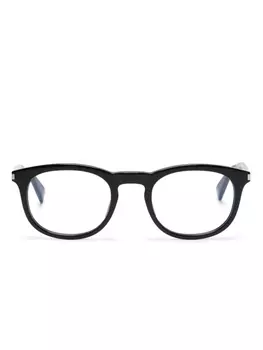 Очки в квадратной оправе Saint Laurent Eyewear, черный