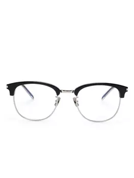 Очки в оправе панто Saint Laurent Eyewear, черный
