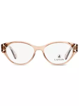 Очки в овальной оправе Lanvin, розовый