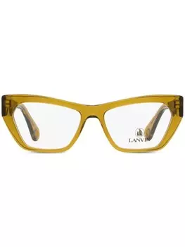 Очки в прямоугольной оправе Lanvin, желтый