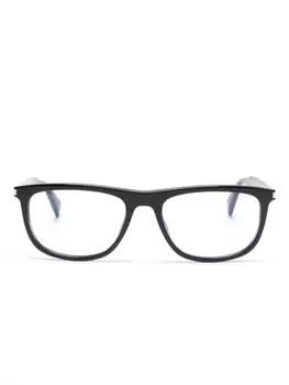 Очки в прямоугольной оправе Saint Laurent Eyewear, черный