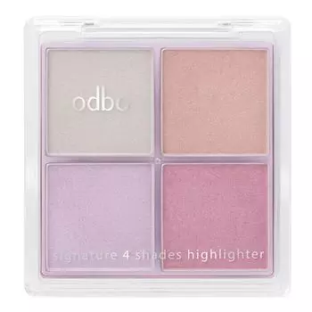 ODBO Хайлайтер Odbo Signature 4 оттенка 10г, Pearl