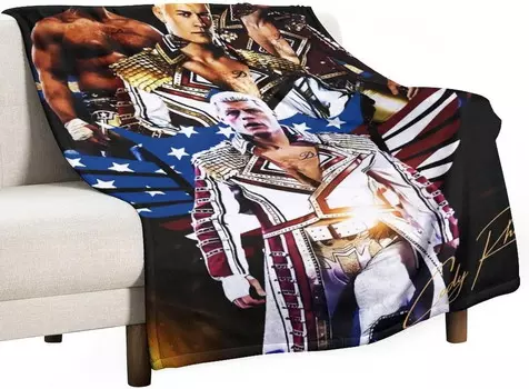 Одеяло Cody Art Rhodes 40 x 50 дюймов, разноцветный